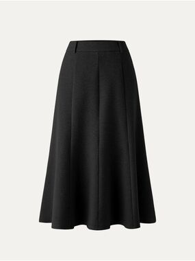 OGL High Waisted Umbrella Hem Midi Skirt